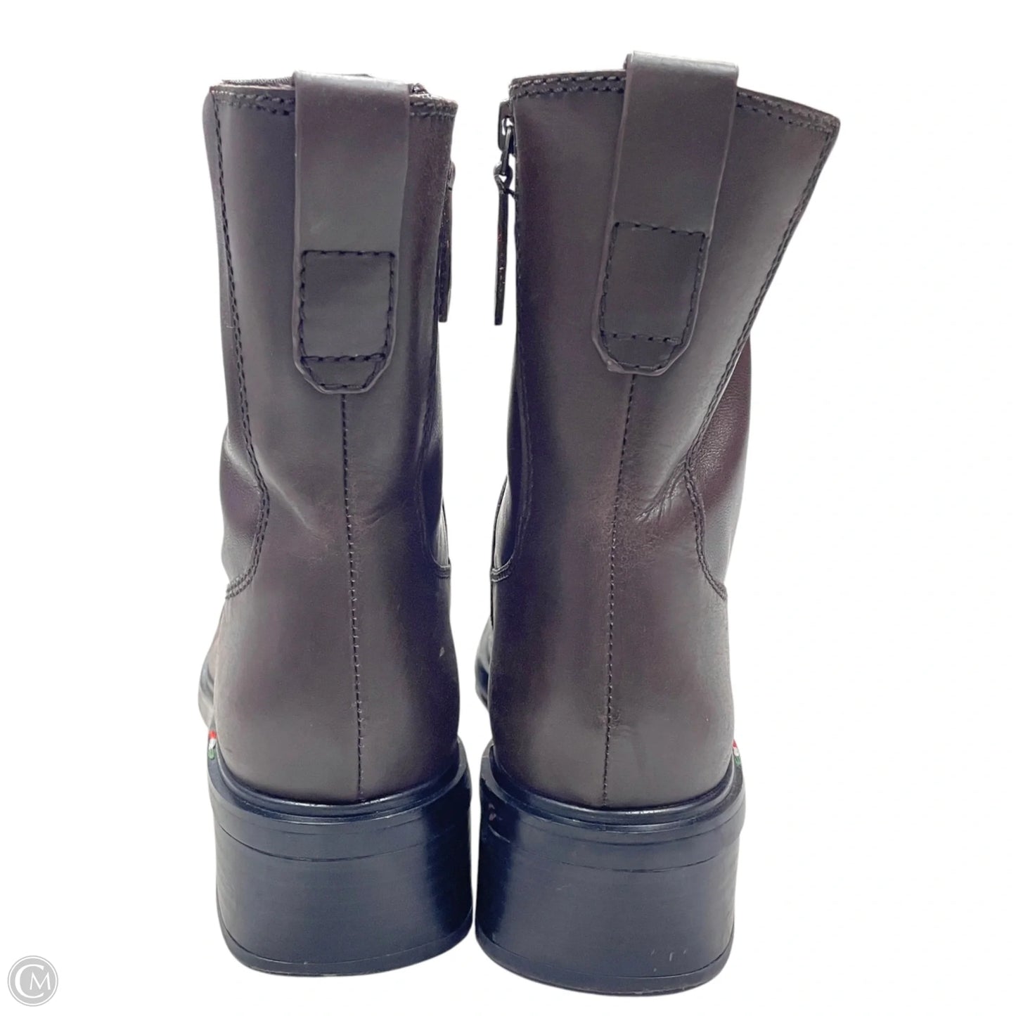 Boots Ankle Heels By Franco Sarto In Brown, Size: 7.5