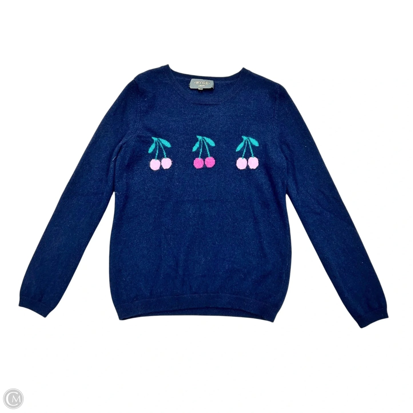 Sweater Cashmere By Wyse In Navy, Size: M