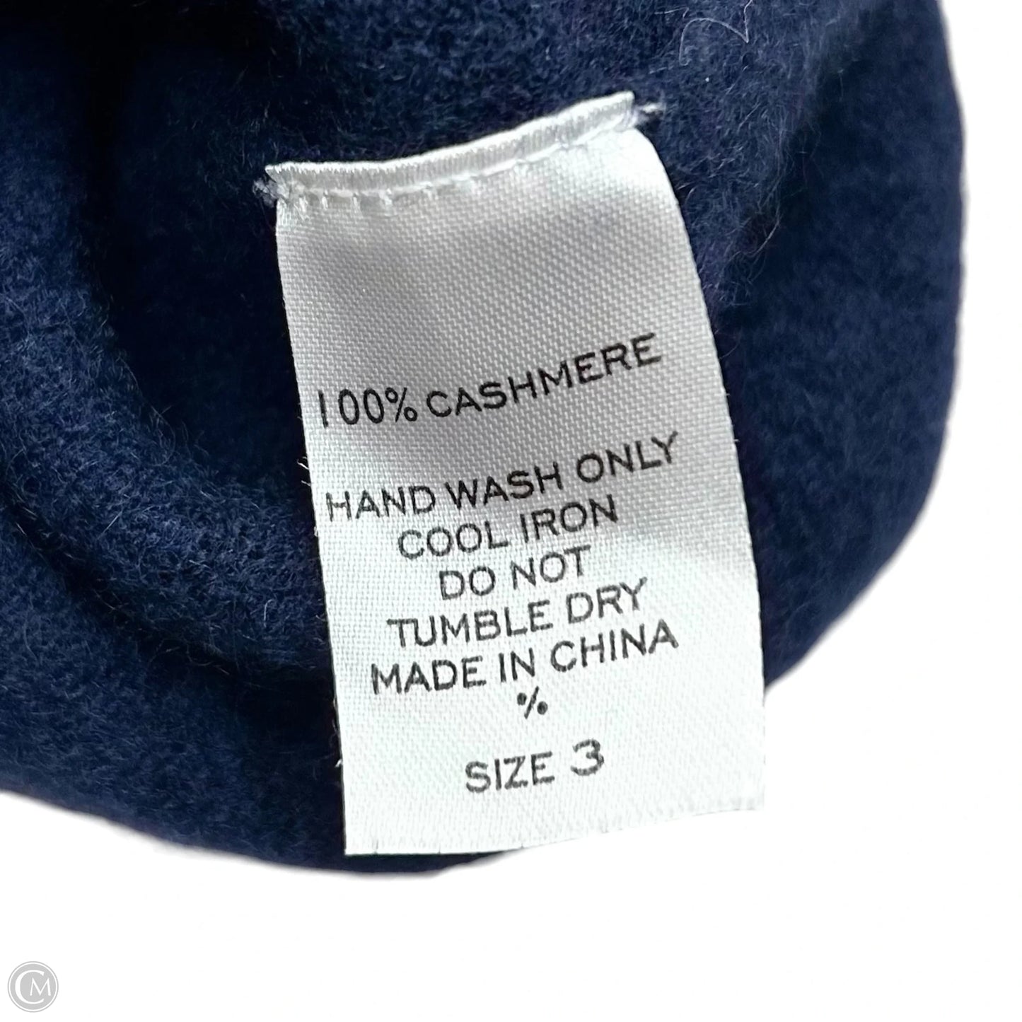 Sweater Cashmere By Wyse In Navy, Size: M