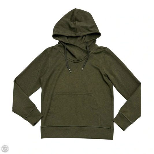 Athletic Sweatshirt Hoodie By Lululemon In Green, Size: S