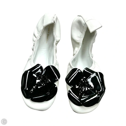 Shoes Designer By Tory Burch In Black & White, Size: 6