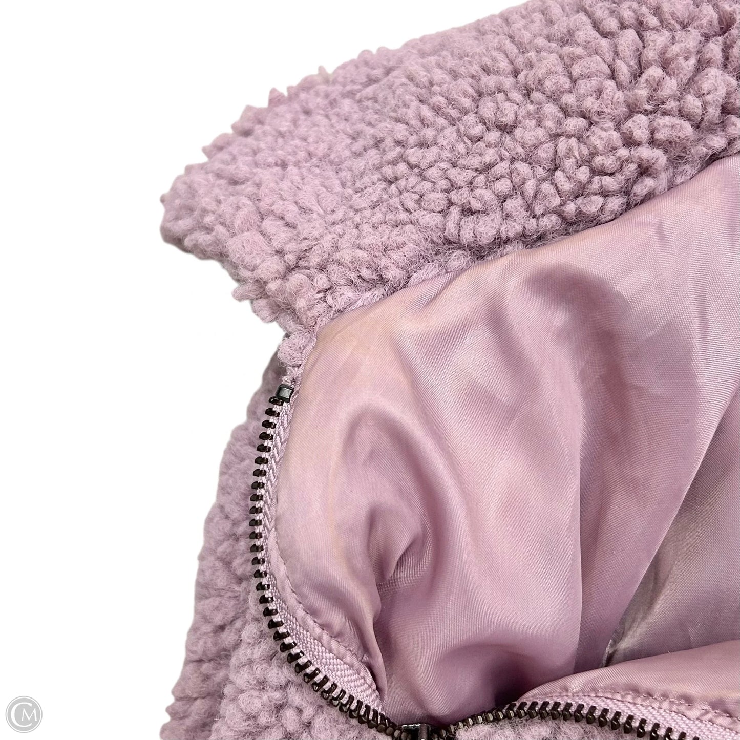 Jacket Faux Fur & Sherpa By Steve Madden In Purple, Size: M