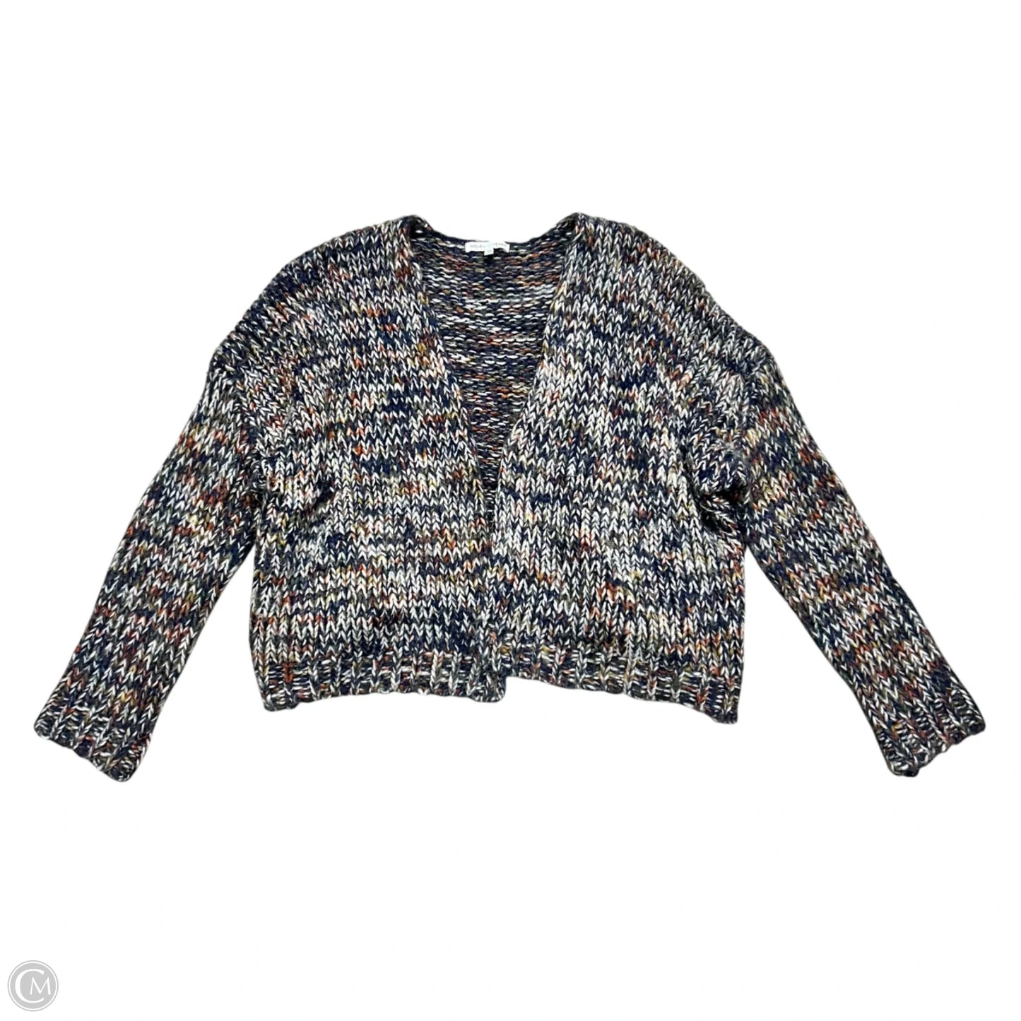 Sweater Cardigan By Woven Heart In Navy, Size: M