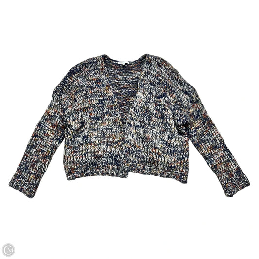 Sweater Cardigan By Woven Heart In Navy, Size: M