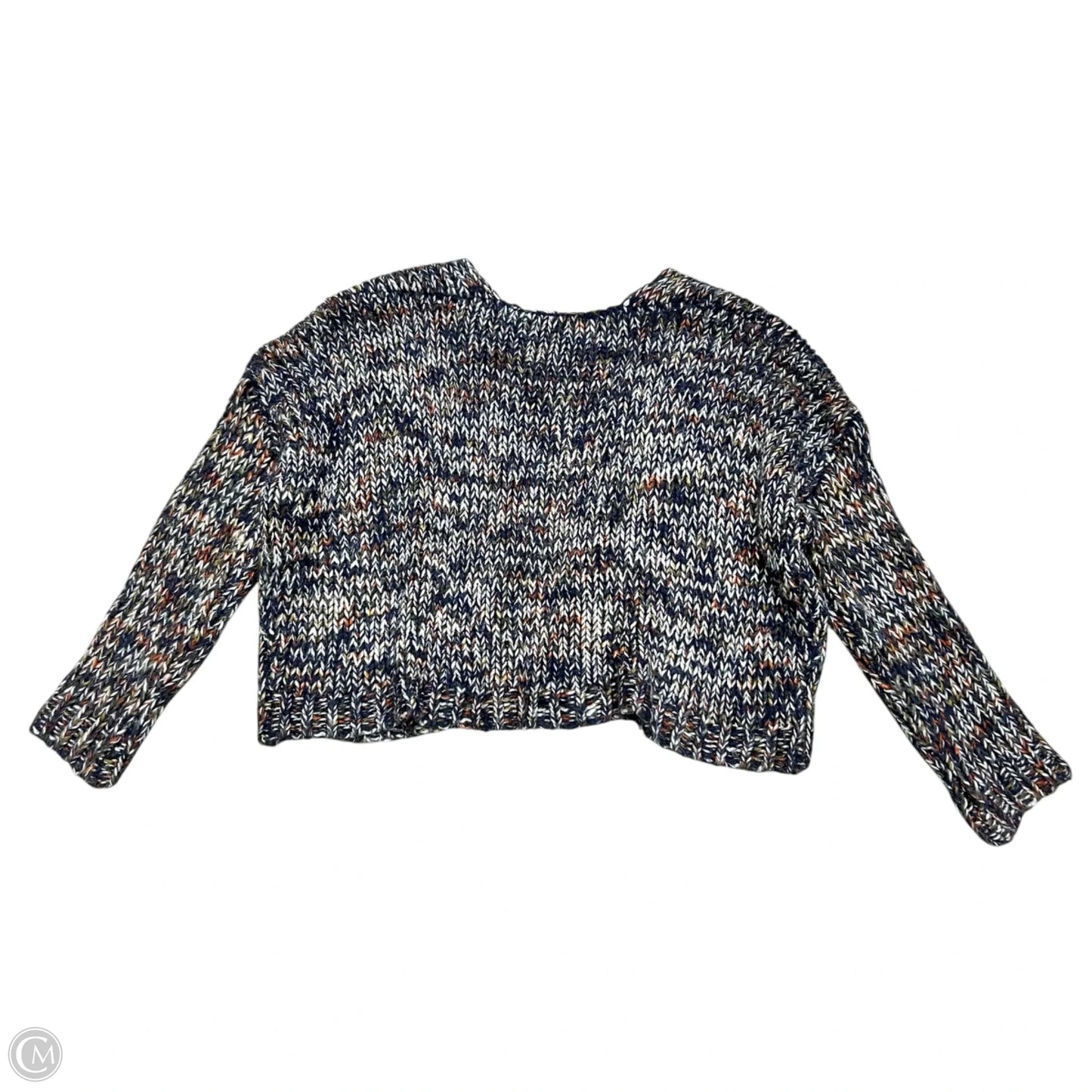 Sweater Cardigan By Woven Heart In Navy, Size: M
