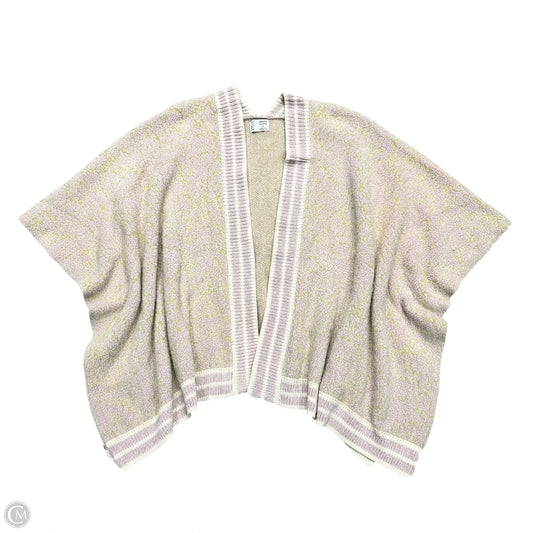 Shawl By Saturday/sunday In Purple & Tan, Size: Osfm