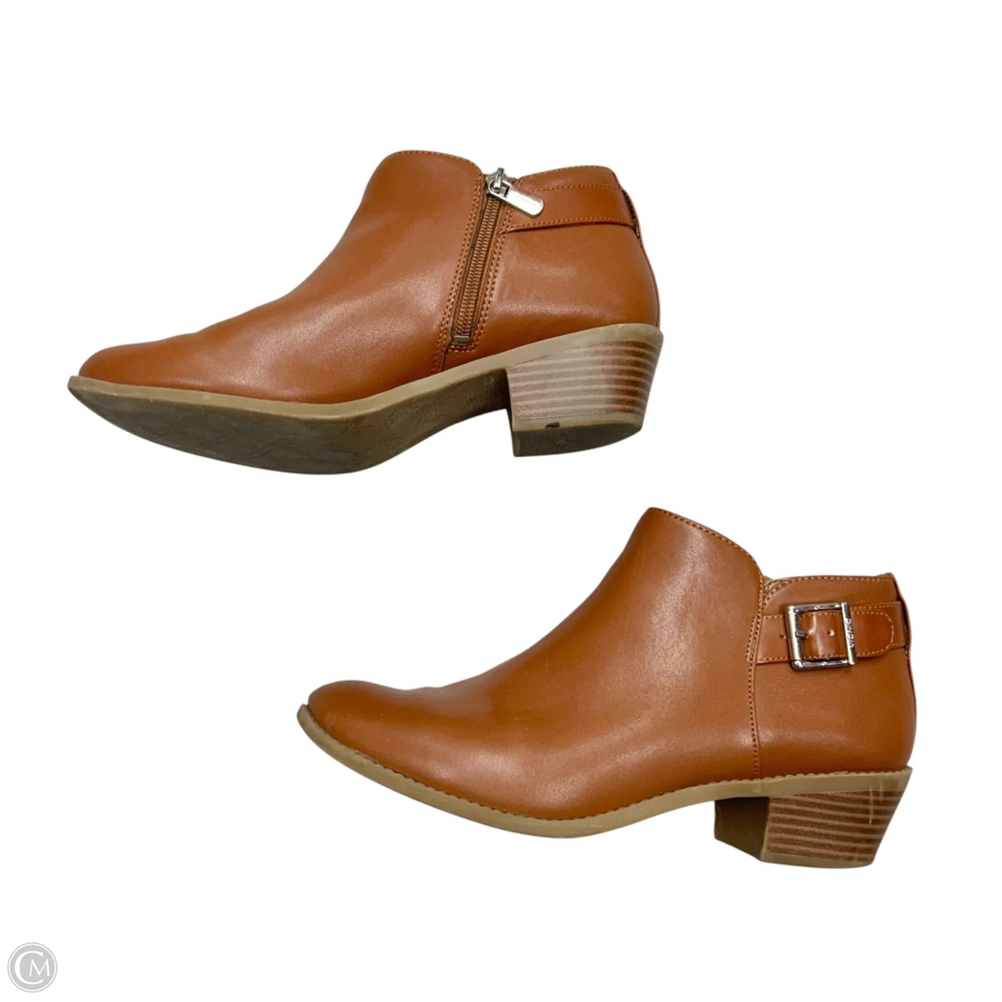 Boots Ankle Heels By Vionic In Tan, Size: 8