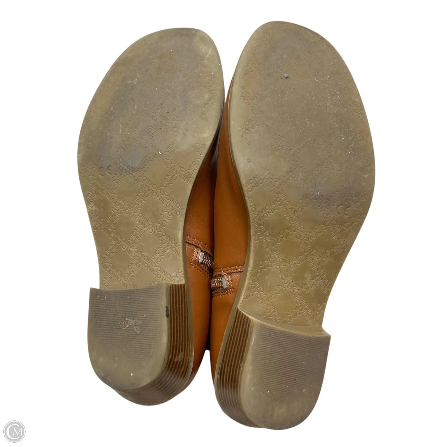 Boots Ankle Heels By Vionic In Tan, Size: 8