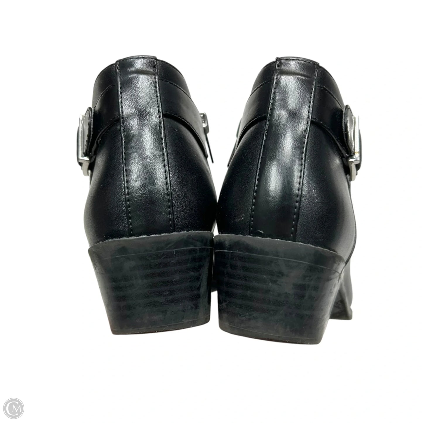 Boots Ankle Heels By Vionic In Black, Size: 8