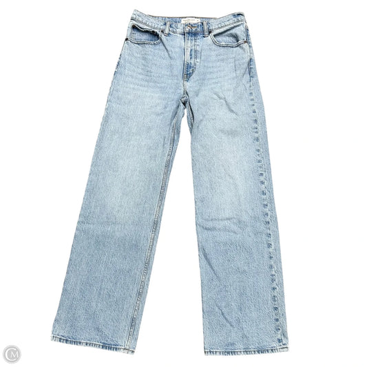 Jeans Straight By Abercrombie And Fitch In Blue Denim, Size: 6