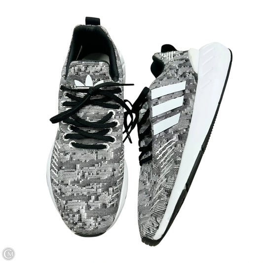 Shoes Athletic By Adidas In Black & Grey, Size: 8.5