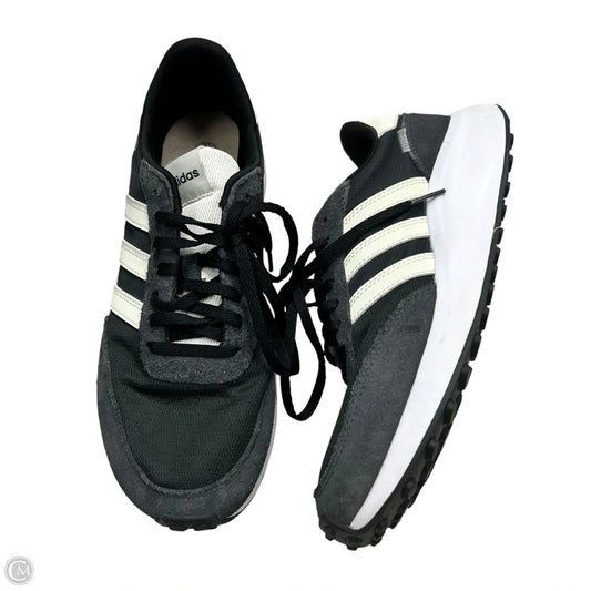 Shoes Athletic By Adidas In Black & Cream, Size: 8.5