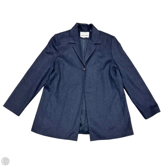 Coat Peacoat By Lord And Taylor In Navy, Size: M