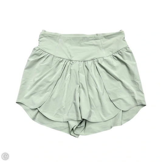 Athletic Shorts By Lululemon In Green, Size: M