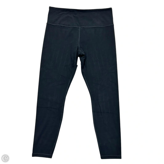 Athletic Leggings By Athleta In Black, Size: Xl