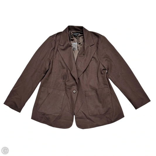 Blazer By Torrid In Brown, Size: 2x