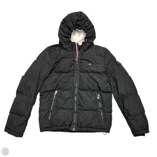 Coat Puffer & Quilted By Tommy Hilfiger In Black, Size: S