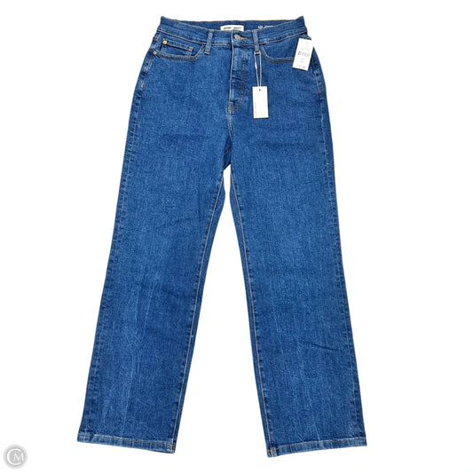 Jeans Cropped By Warp & Weft In Blue Denim, Size: 8