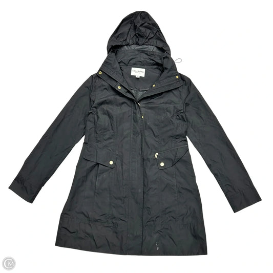 Coat Raincoat By Cole-haan In Black, Size: Mp