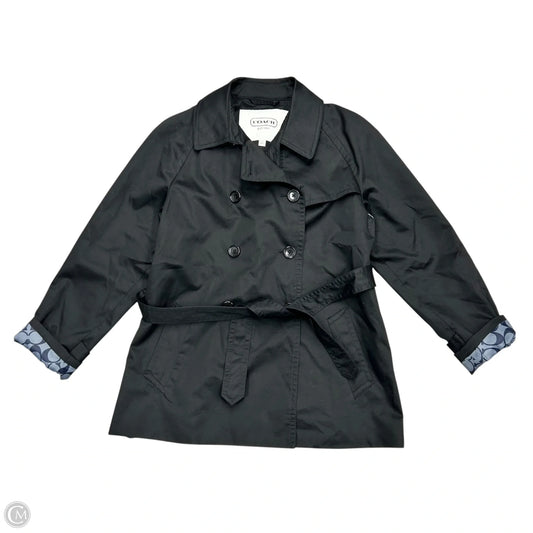 Jacket Designer By Coach In Black, Size: Xl