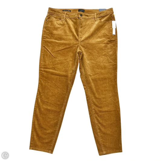 Pants Corduroy By Talbots In Tan, Size: 16p