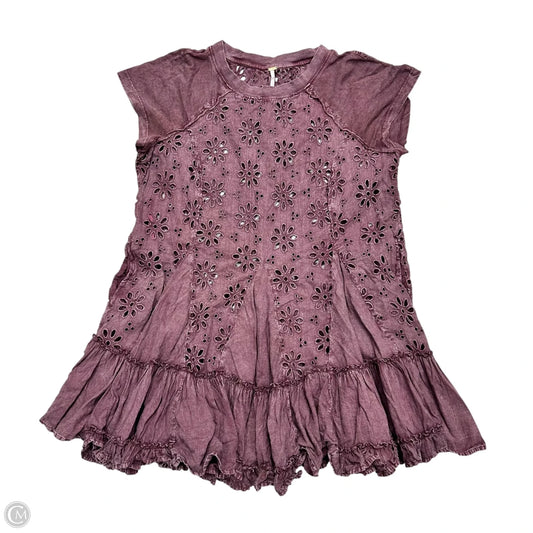 Tunic Sleeveless By Free People In Purple, Size: Xs