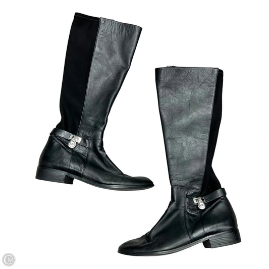 Boots Knee Flats By Michael By Michael Kors In Black, Size: 10