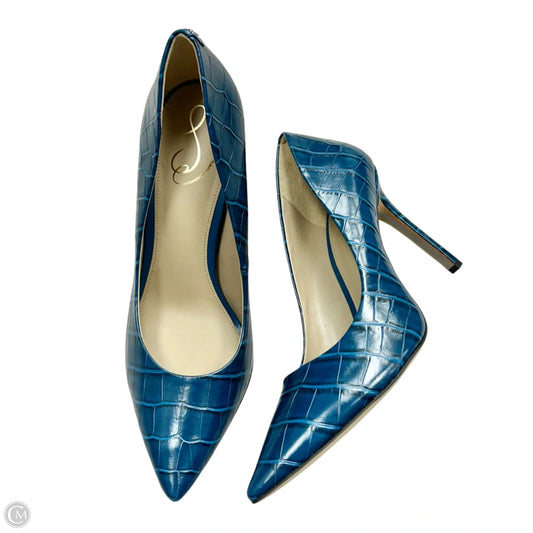 Shoes Heels Stiletto By Sam Edelman In Teal, Size: 10