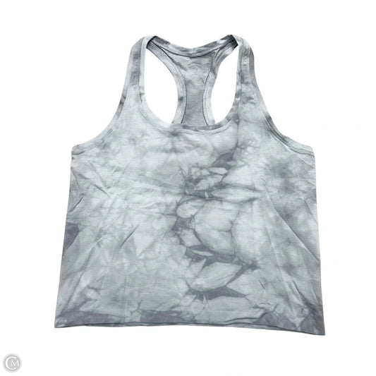 Athletic Tank Top By Lululemon In Grey, Size: M