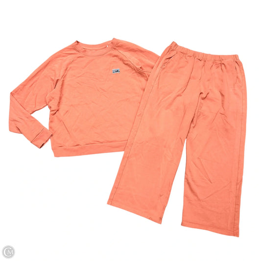 Athletic Pants 2pc By Patagonia In Orange, Size: M