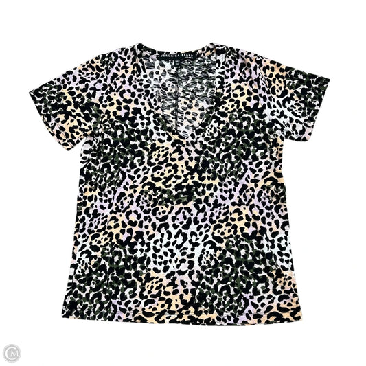 Top Short Sleeve By Veronica Beard In Leopard Print, Size: Xs
