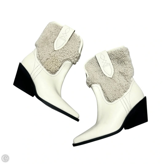 Boots Ankle Heels By Free People In Cream, Size: 6.5