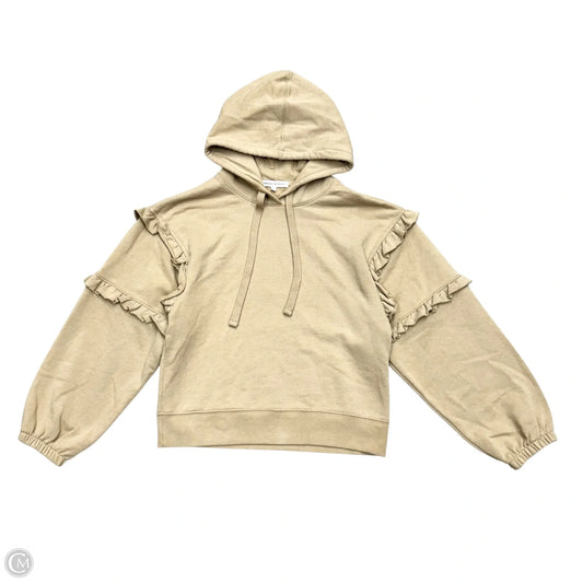 Sweatshirt Designer By Rebecca Minkoff In Tan, Size: S