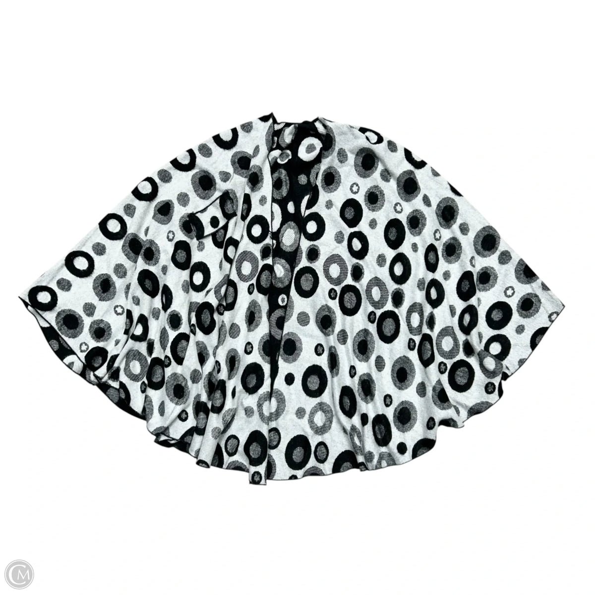 Shawl Cashmere In Black & Grey