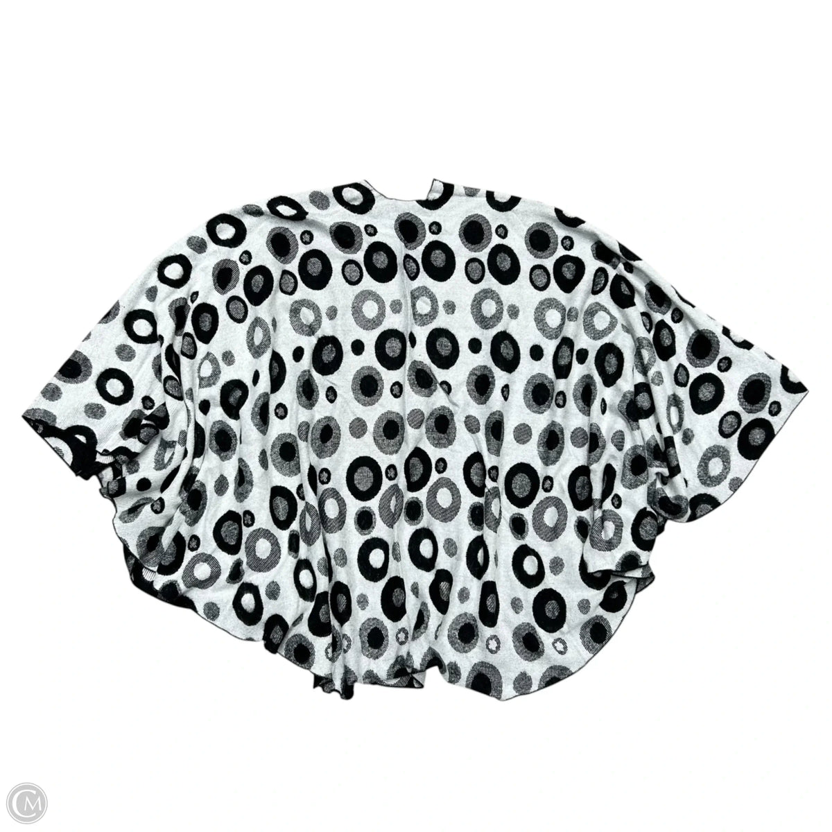 Shawl Cashmere In Black & Grey
