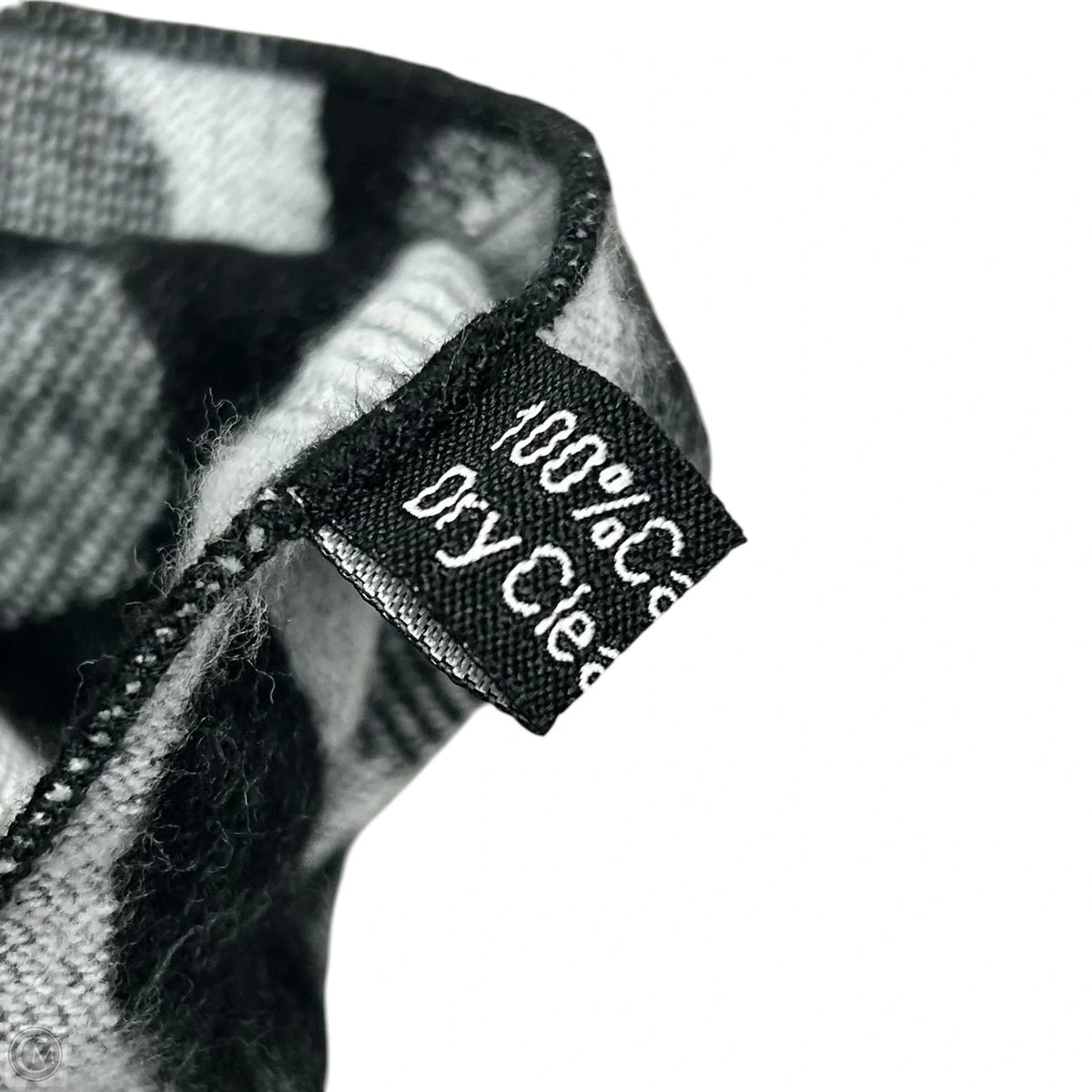 Shawl Cashmere In Black & Grey