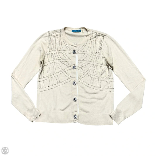 Sweater Cardigan Designer By Alice + Olivia In Green, Size: S
