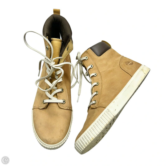 Boots Ankle Flats By Timberland In Tan, Size: 10