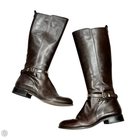 Boots Knee Flats By Michael By Michael Kors In Brown, Size: 11