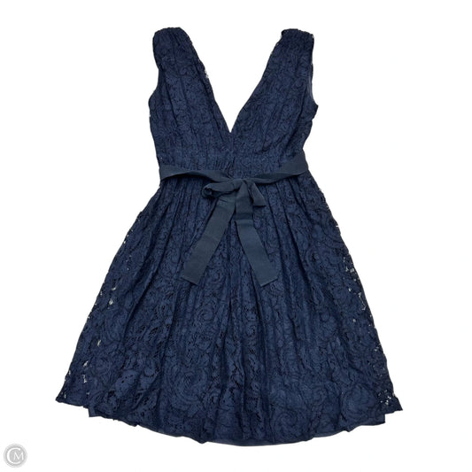 Dress Designer By Carolina Herrera In Navy, Size: Xs