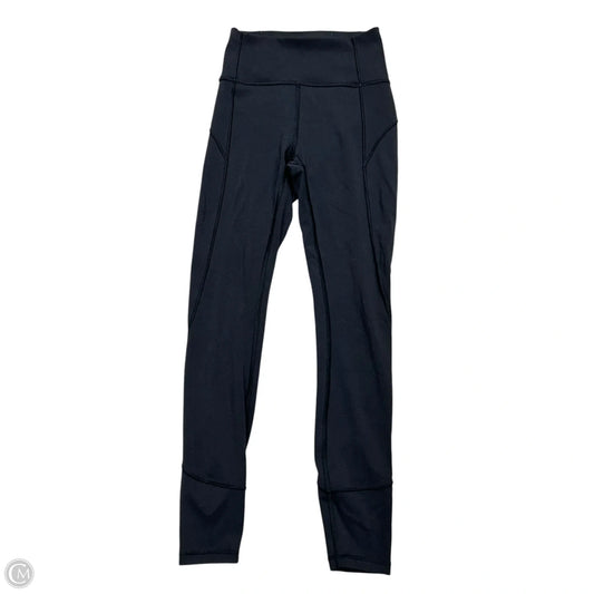 Athletic Leggings By Lululemon In Black, Size: Xs