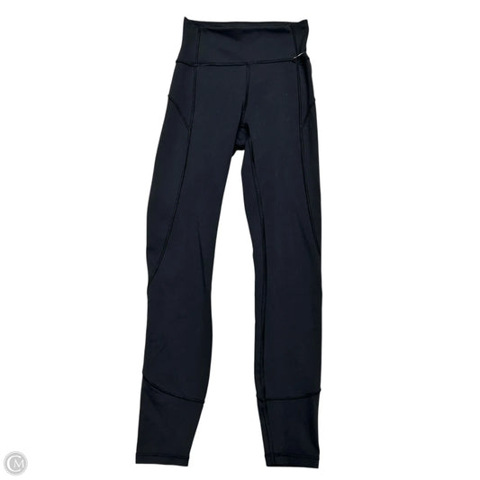 Athletic Leggings By Lululemon In Black, Size: Xs
