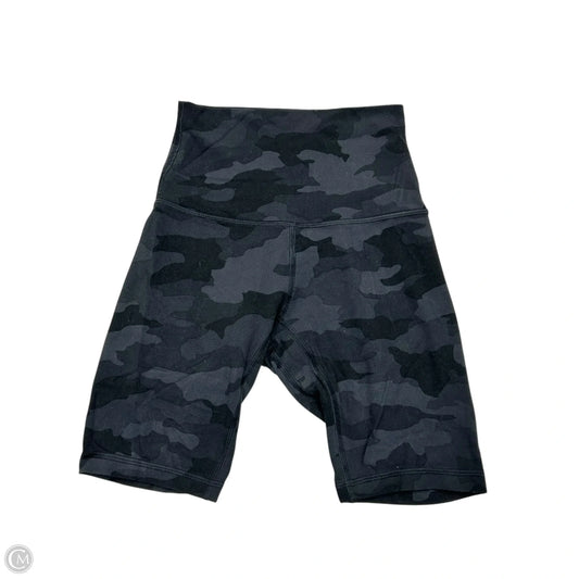 Athletic Shorts By Lululemon In Black & Grey, Size: Xs