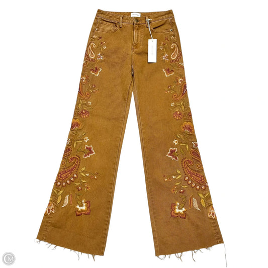 Jeans Flared By Driftwood In Tan, Size: 2