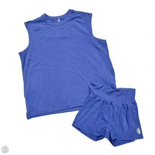 Lounge Set Shorts By Free People In Blue, Size: S