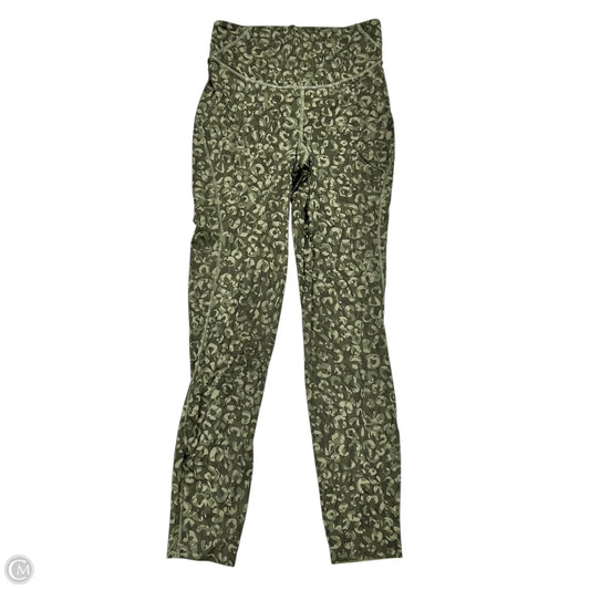 Athletic Leggings By Lululemon In Green, Size: S