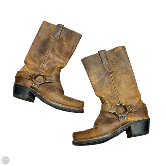 Boots Designer By Frye In Tan, Size: 7