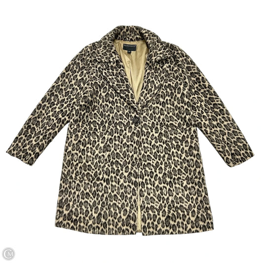 Coat Peacoat By Bernardo In Leopard Print, Size: Xs