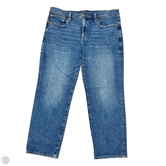 Jeans Boyfriend By J. Crew In Blue Denim, Size: 12p