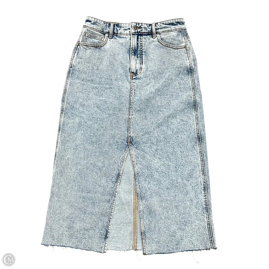 Skirt Maxi By Veronica Beard In Blue Denim, Size: 6